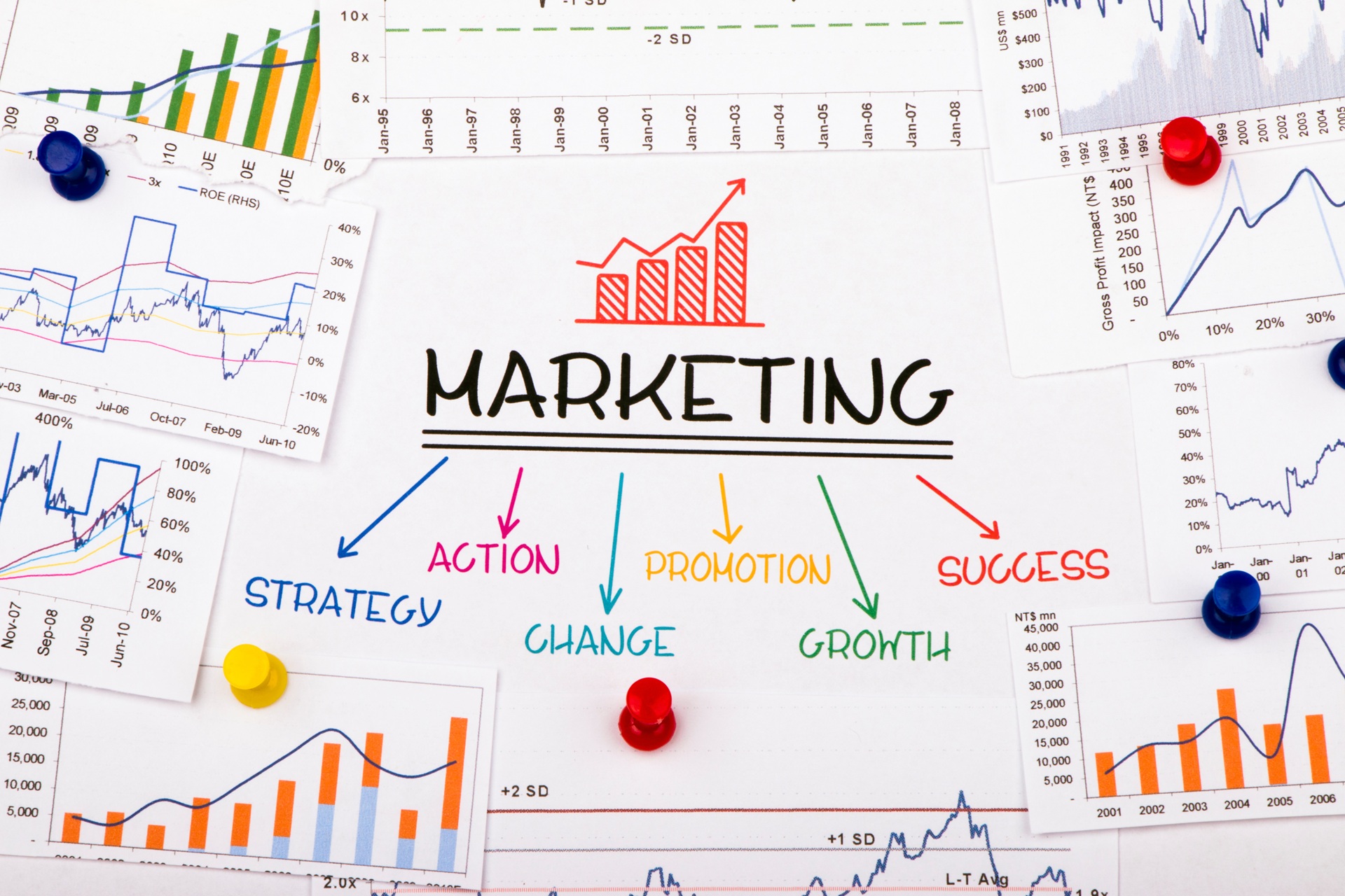 Roll Up Banner - Marketingkonzept dargestellt