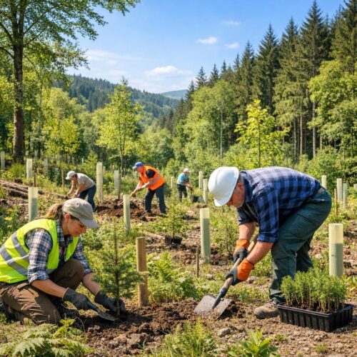Wie regionale Aufforstungsprojekte Europas Wälder neu gestalten